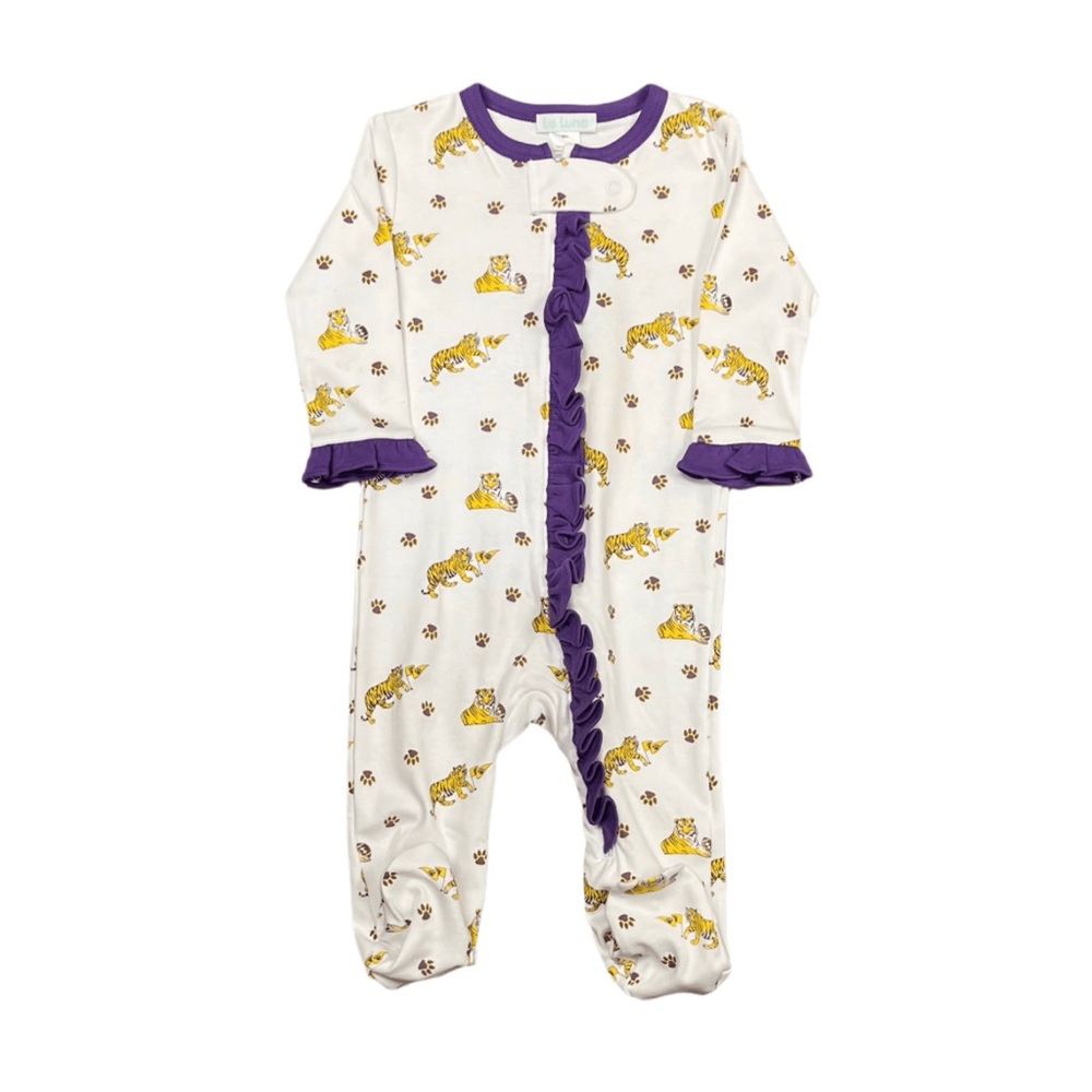 lulu bebe lsu tigers pima girls footie
